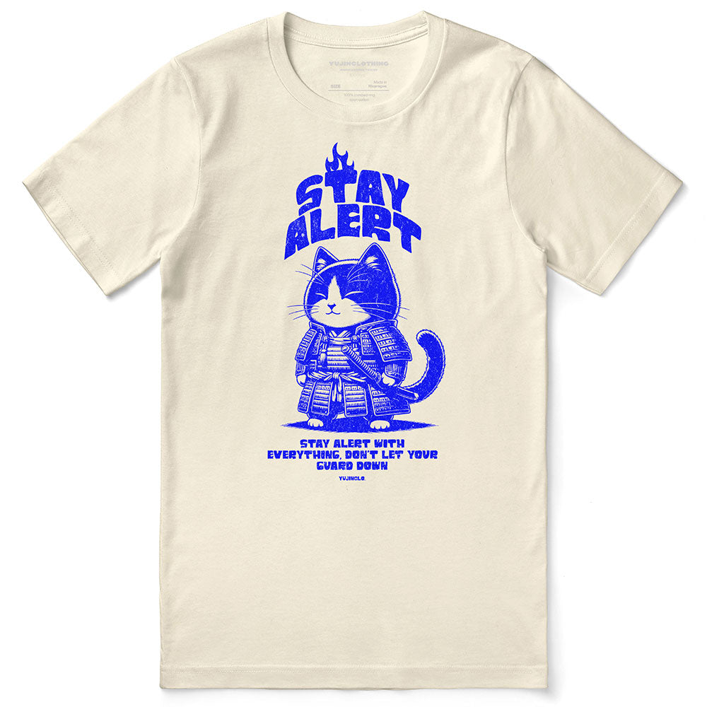 Stay Alert Cat T-Shirt
