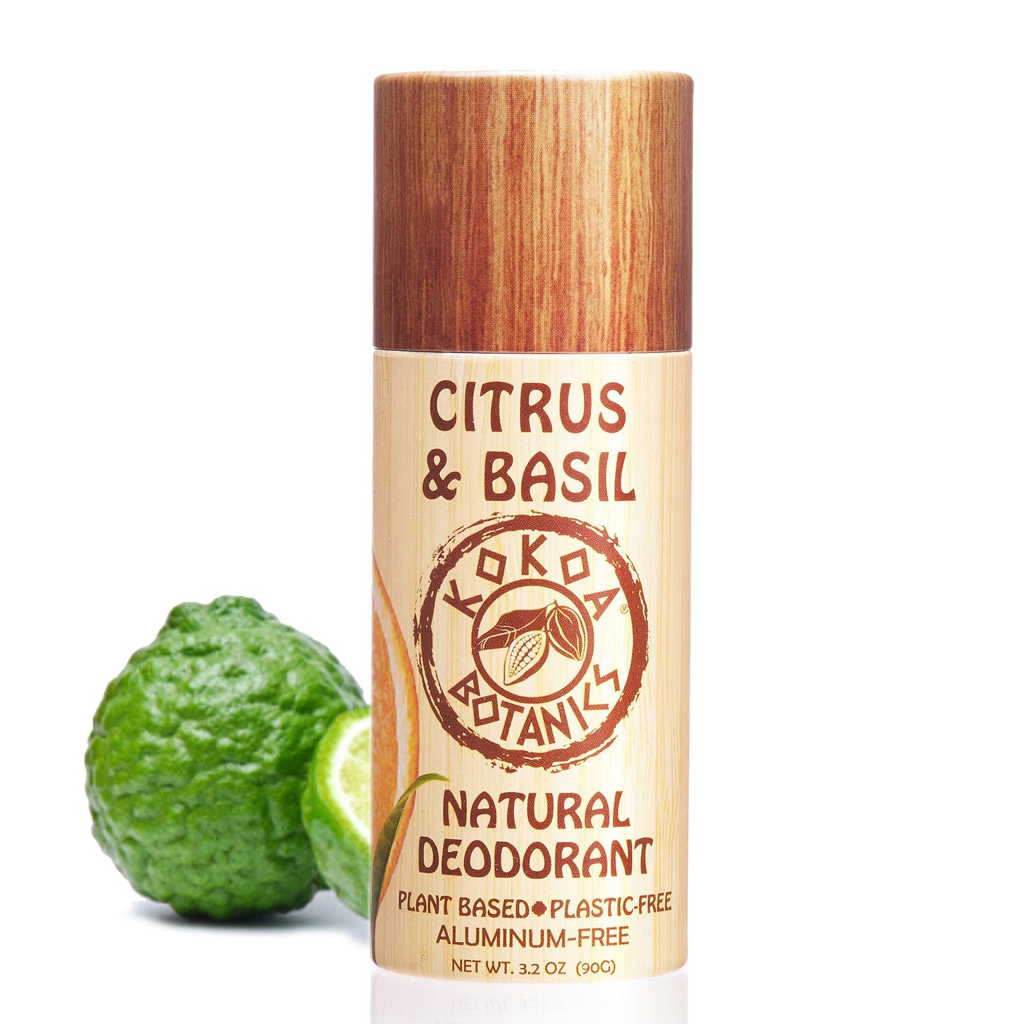 CITRUS & BASIL - Natural Deodorant Aluminum-Free - Plastic-Free