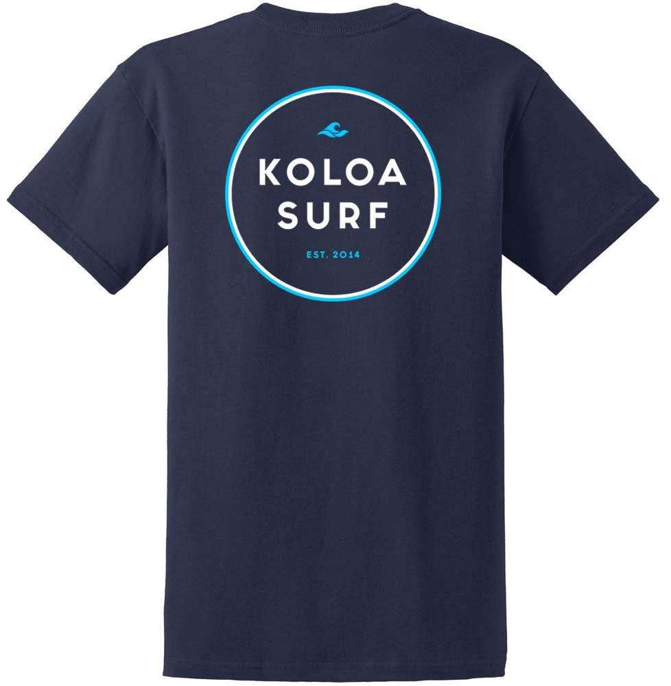 The Koloa Original Circle T-Shirt- Blue