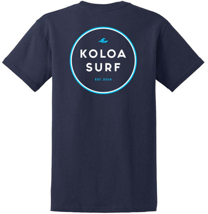 The Koloa Original Circle T-Shirt- Blue