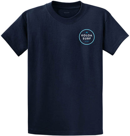 The Koloa Original Circle T-Shirt- Blue