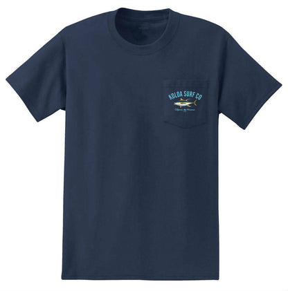 Yellowfin Tuna Logo Heavyweight Pocket T-Shirt