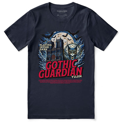 Gothic Guardian Cat T-Shirt