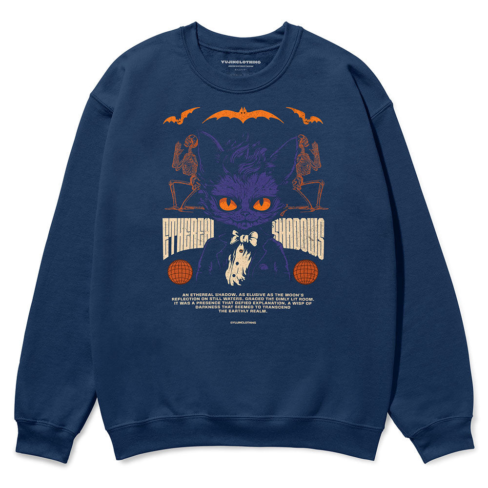 Ethereal Shadows Cat Sweatshirt
