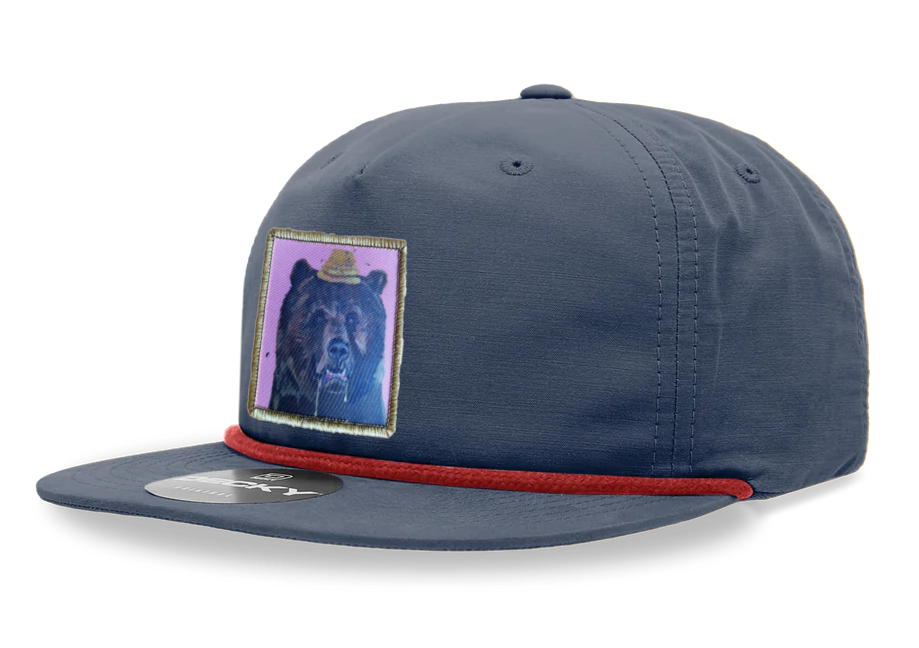 Navy/ Red Rope Cap