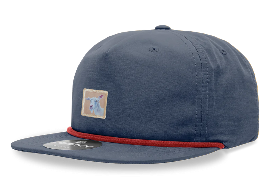Navy/ Red Rope Cap