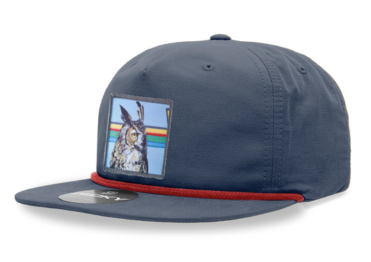 Navy/ Red Rope Cap