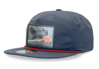 Navy/ Red Rope Cap