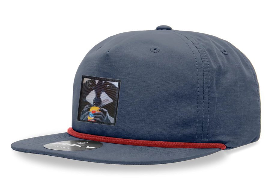 Navy/ Red Rope Cap