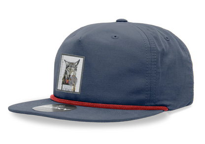 Navy/ Red Rope Cap