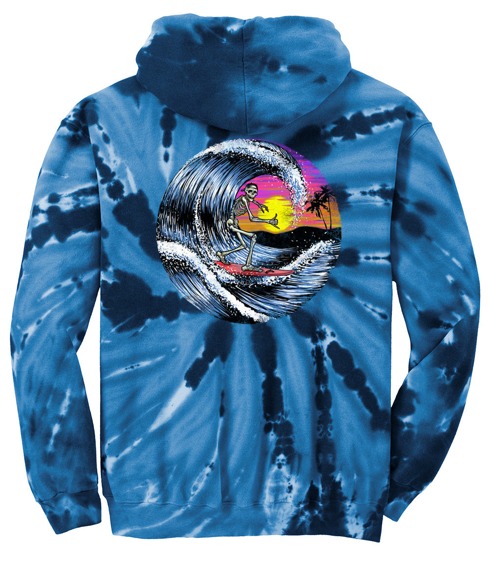 Koloa Spooky Surfer Tie-Dye Hoodie