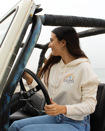Koloa Wahi Kapu Cropped Hooded Sweatshirt