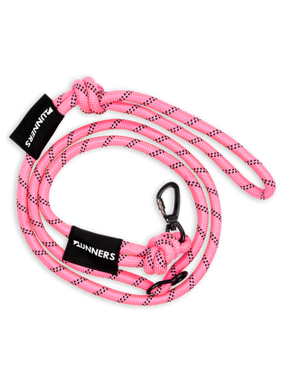 Neon Pink Runners Hands-Free Dog Leash