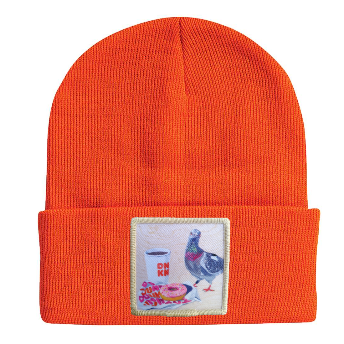 Pigeons Run On Donuts Beanie
