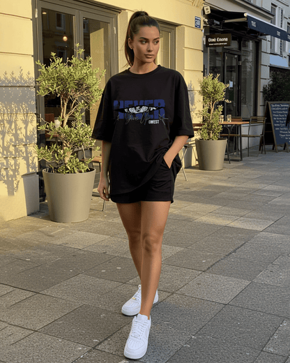 G West Never Give Up Oversized Women's T-Shirt