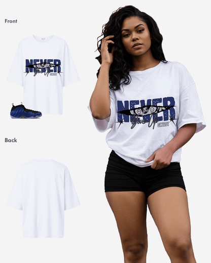 G West Never Give Up Oversized Women's T-Shirt