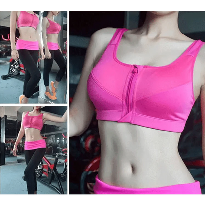 New Dazzling Sports Bra Crop Top Fitness Women Sportswear Feminine Workout Top Bras For Gym Female Underwear Running Push up Yoga Top