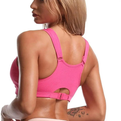 New Dazzling Sports Bra Crop Top Fitness Women Sportswear Feminine Workout Top Bras For Gym Female Underwear Running Push up Yoga Top