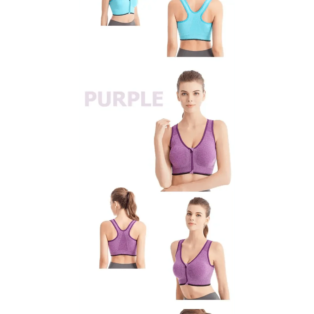 New Dazzling Sports Bra Crop Top Fitness Women Sportswear Feminine Workout Top Bras For Gym Female Underwear Running Push up Yoga Top