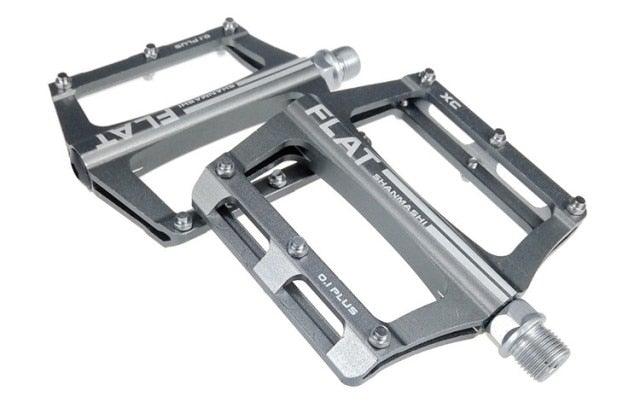 New mountain bike 8 Colors Platform Alloy Road Bike Pedals Ultralight Bicycle Pedal Bike Accessories  Sealed Bearing Mountain Bicycle Flat Pedals Lightweight Aluminum Alloy Wide Platform Cycling Pedal Universal Lightweight Aluminum Alloy