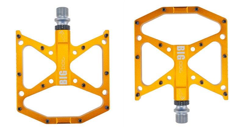 New Ultralight Bicycle Pedals Part Anti-Slip Aluminum Body Road Flat Foot Cycling Sealed 3 Bearing Mountain Bike Pedal Mountain Bike Pedals, Ultra Strong  Machined Bicycle Flat Alloy Pedals Non-Slip