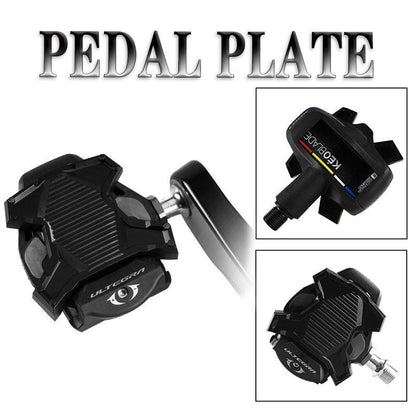 New Upgrade Road Bike Clipless Pedal Platform Adapter Convert For Look System Bicycle Clip Pedal Adaptor Converts Clipless Into Flat Pedals No Cleats Needed Adding Grip And Comfort