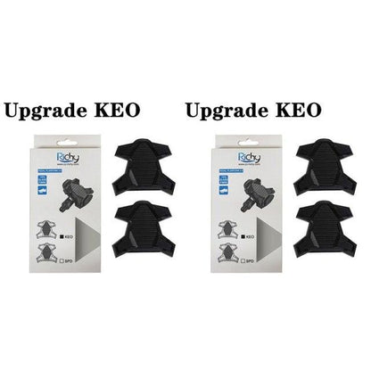 New Upgrade Road Bike Clipless Pedal Platform Adapter Convert For Look System Bicycle Clip Pedal Adaptor Converts Clipless Into Flat Pedals No Cleats Needed Adding Grip And Comfort