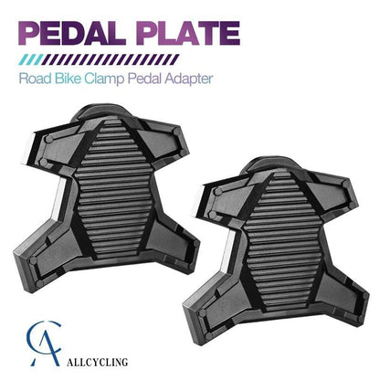 New Upgrade Road Bike Clipless Pedal Platform Adapter Convert For Look System Bicycle Clip Pedal Adaptor Converts Clipless Into Flat Pedals No Cleats Needed Adding Grip And Comfort