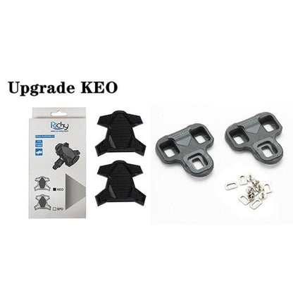 New Upgrade Road Bike Clipless Pedal Platform Adapter Convert For Look System Bicycle Clip Pedal Adaptor Converts Clipless Into Flat Pedals No Cleats Needed Adding Grip And Comfort