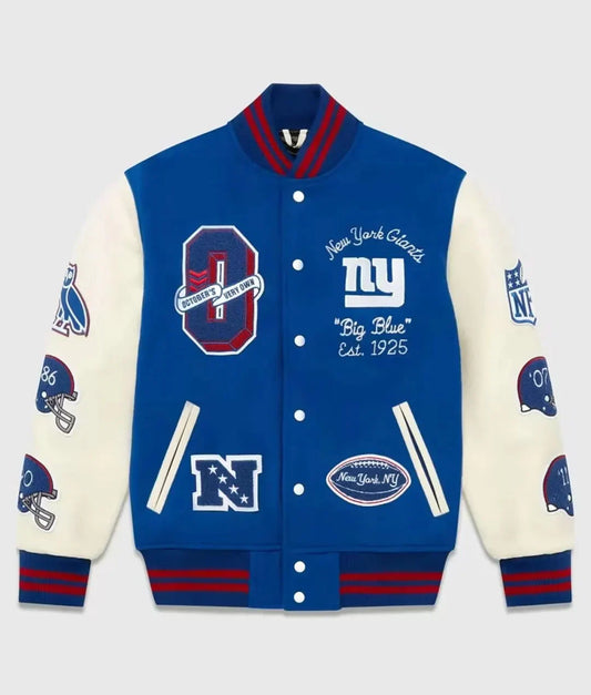 OVO New York Giants Varsity Jacket