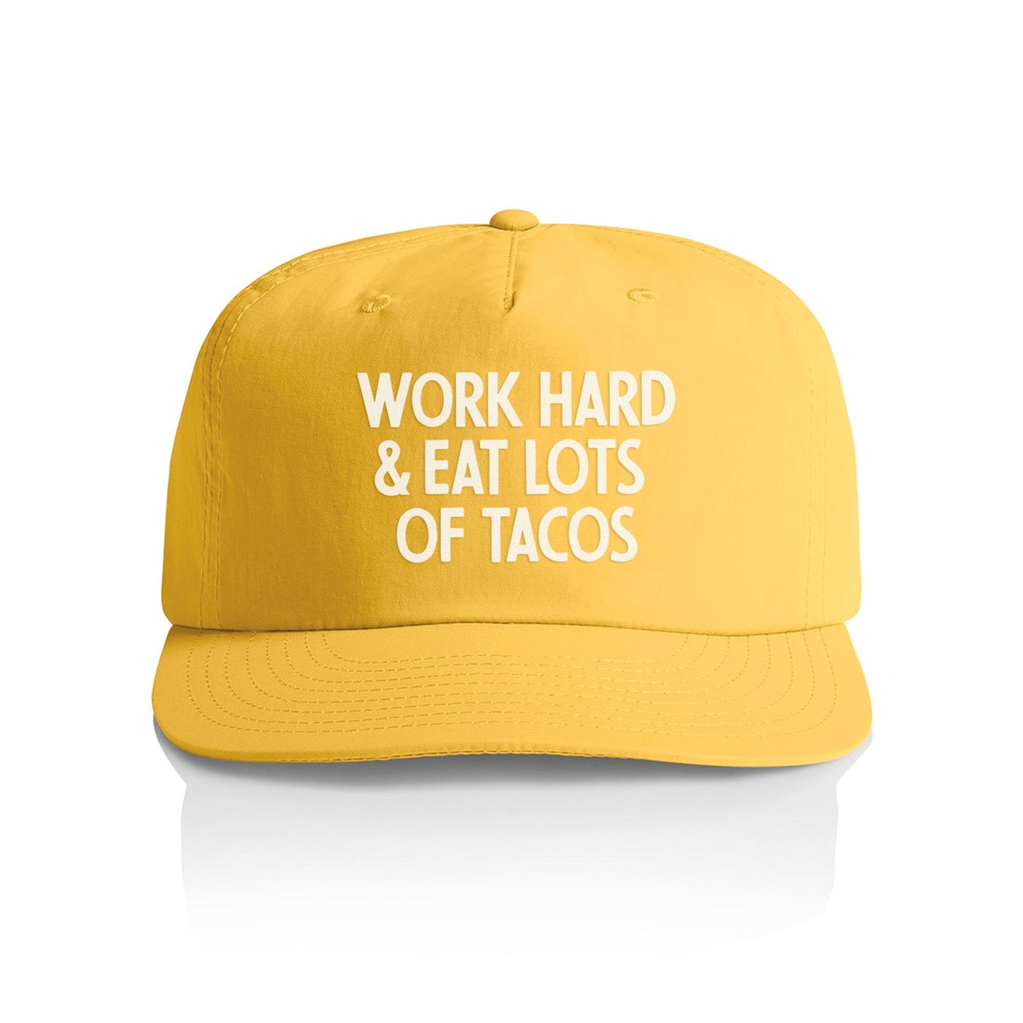 Work Hard & Eat Tacos Nylon Snapback