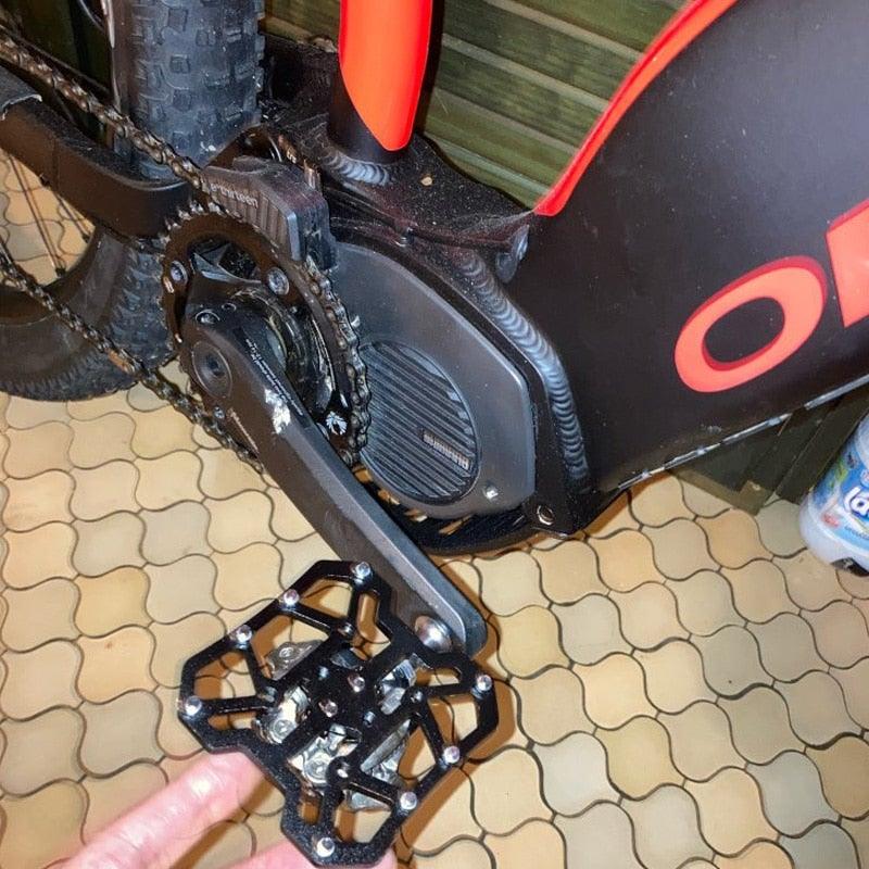 Newest Universal Clipless To Platform Adapters Cleats Pedal For Speed play Bike Cycle Platform Adapter Bicycle Universal Clipless Aluminum Alloy Platform Adapters Cleats Pedal