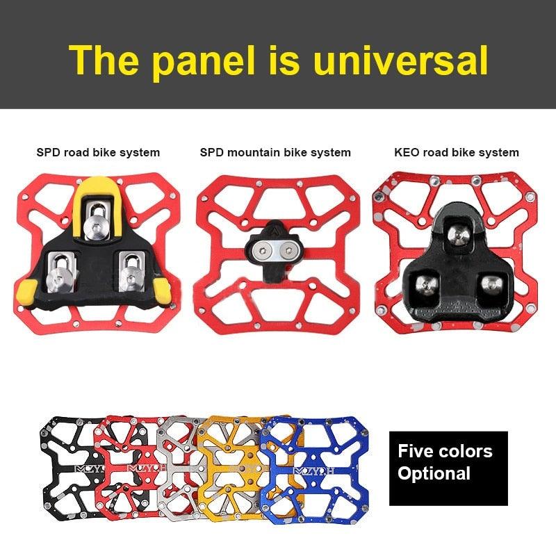 Newest Universal Clipless To Platform Adapters Cleats Pedal For Speed play Bike Cycle Platform Adapter Bicycle Universal Clipless Aluminum Alloy Platform Adapters Cleats Pedal