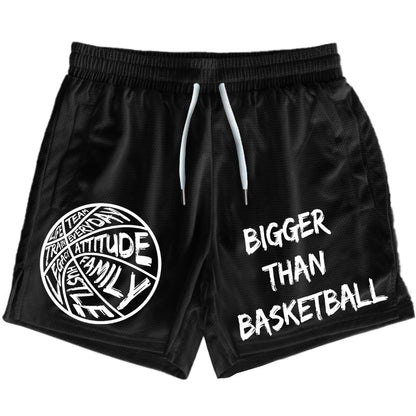 Bigger Than Basketball - Shorts - Black