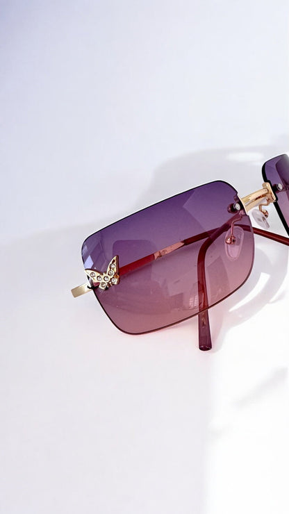 Papillon Blue Sunglasses