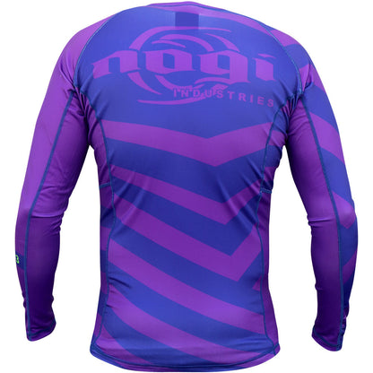 Exeter Long Sleeve Rank Rash Guard - Purple
