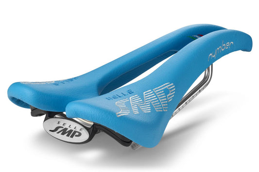 Selle SMP Nymber Saddle with Steel Rails (Light Blue)