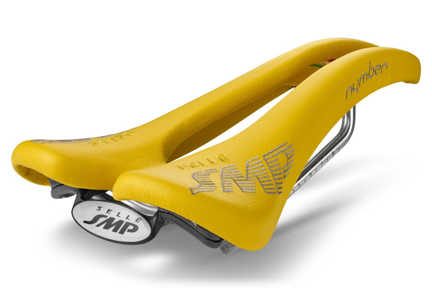 Selle SMP Nymber Saddle with Steel Rails (Yellow)