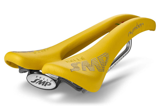 Selle SMP Nymber Saddle with Steel Rails (Yellow)