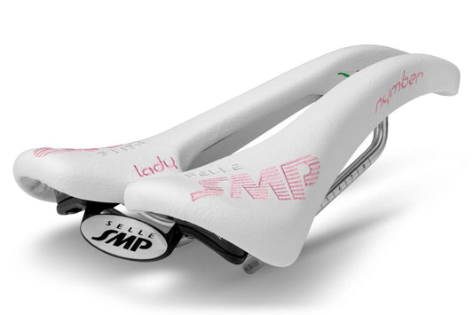 Selle SMP Nymber Saddle with Steel Rails (Lady White)