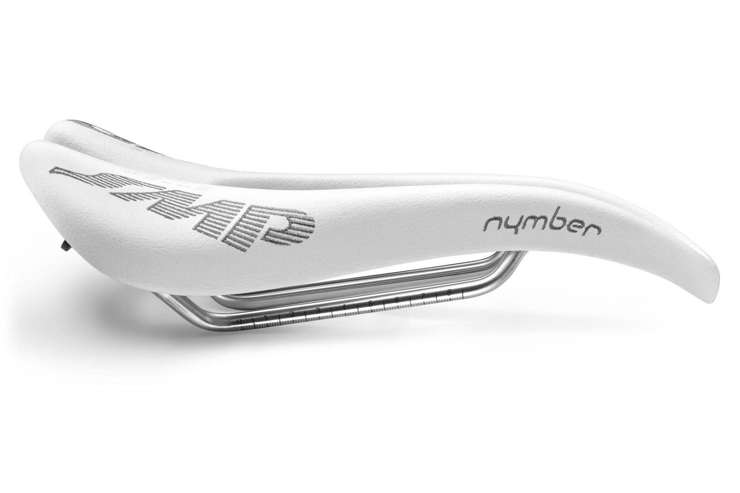 Selle SMP Nymber Saddle with Steel Rails (White)