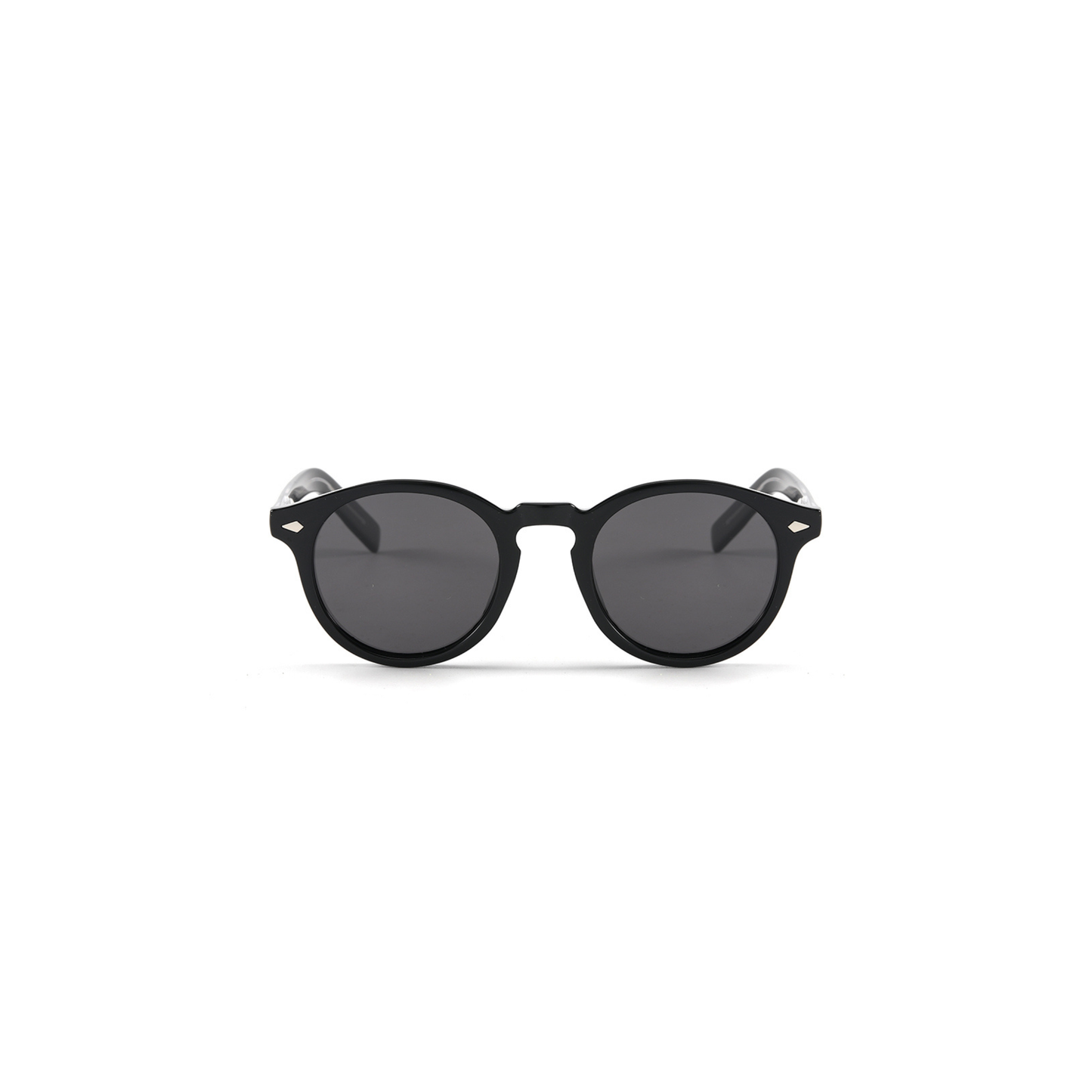 OASIS Black Polarized Round Sunglasses