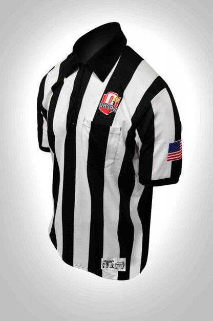 Ohio High School Athletic Assoc [OHSAA] Sublimated 2.25" Short Sleeve Ultra Tech Football Shirt
