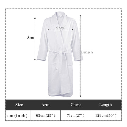 Miami Tiger Stripe Mens Bathrobe