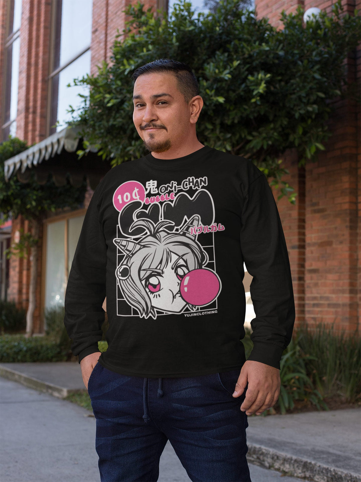 Oni-Chan Bubble Long Sleeve T-Shirt