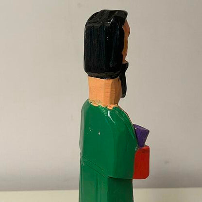 Painted Wooden St. Pascual By Kalalou GJC1011