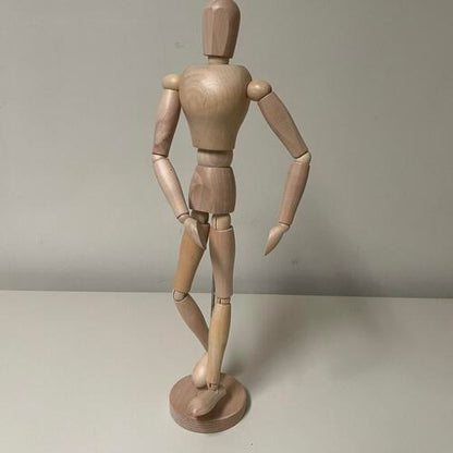 Wooden Human Manikin - Male/16" Mannequin By Kalalou