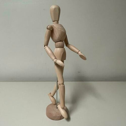 Small Wooden Human Artists' Mannequin Male/12" Manikin by Kalalou
