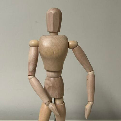 Wooden Human Manikin - Male/16" Mannequin By Kalalou