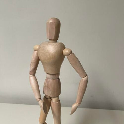 Wooden Human Manikin - Male/16" Mannequin By Kalalou